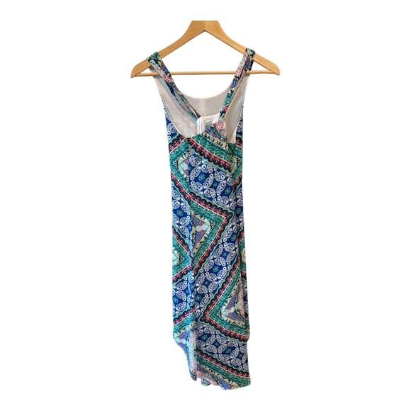 Anthropologie Skies Are Blue Hi-Low Dress‎ Women’s XS Paisley Chiffon Halter - Picture 8 of 9